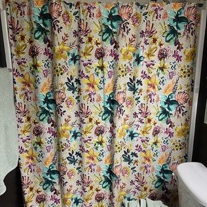 Boho shower curtain